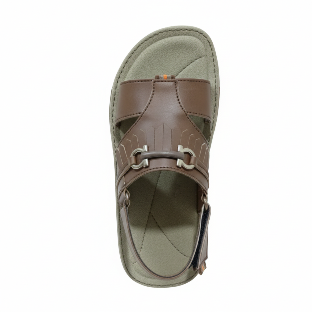 Kids Sandal with Brown Fringe