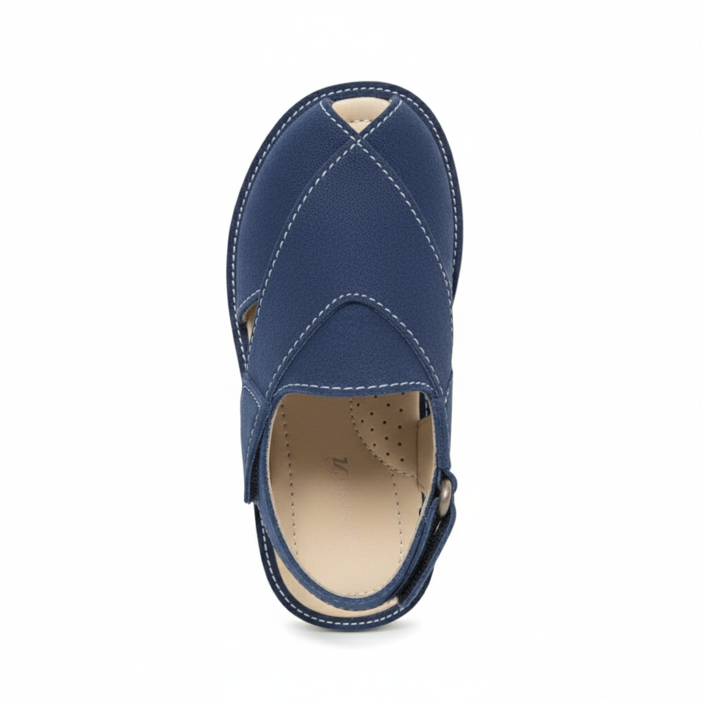 Kids Stylish Blue Peshawari Sandal 3